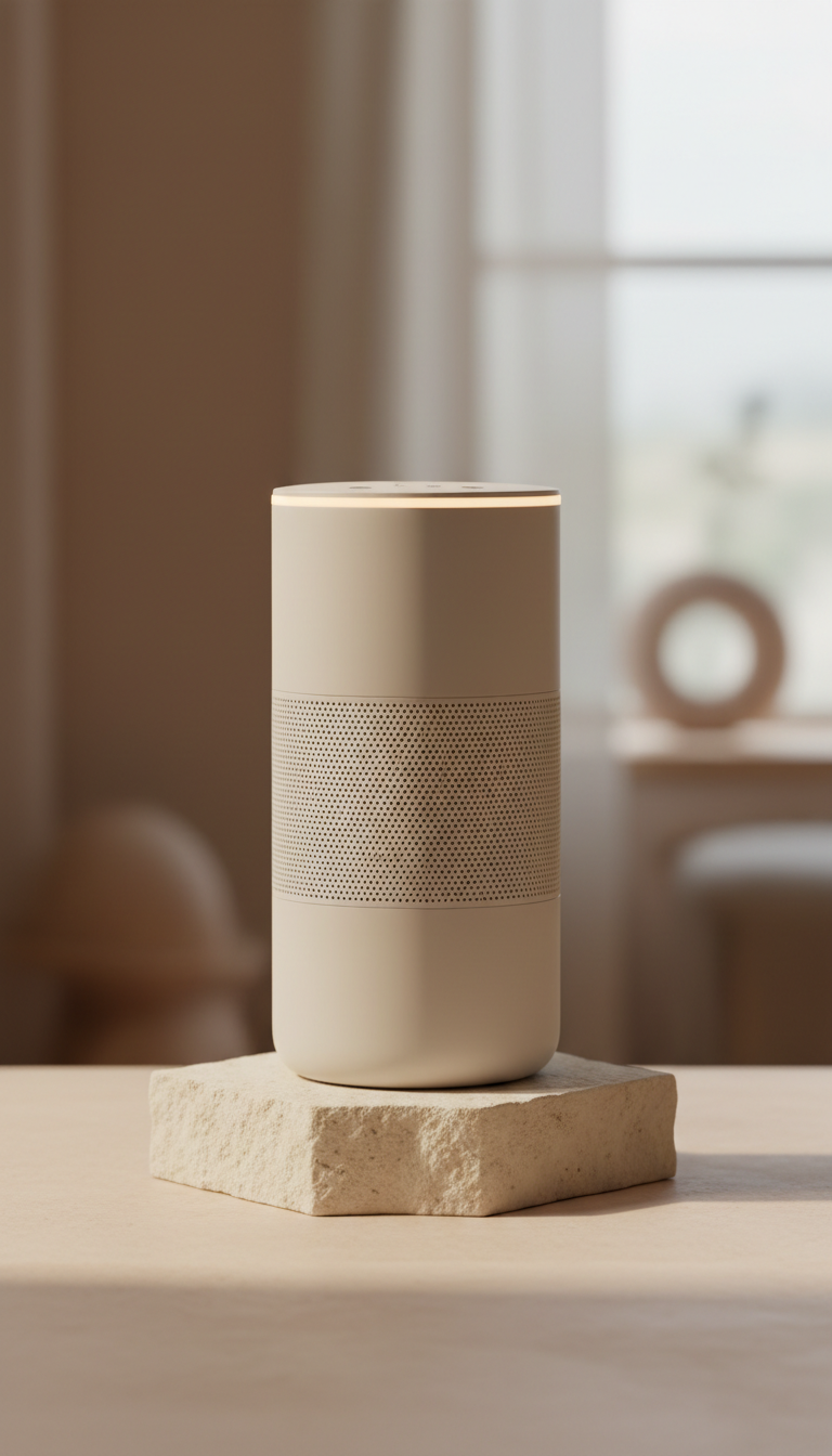 Matte Ceramic Smart Speaker