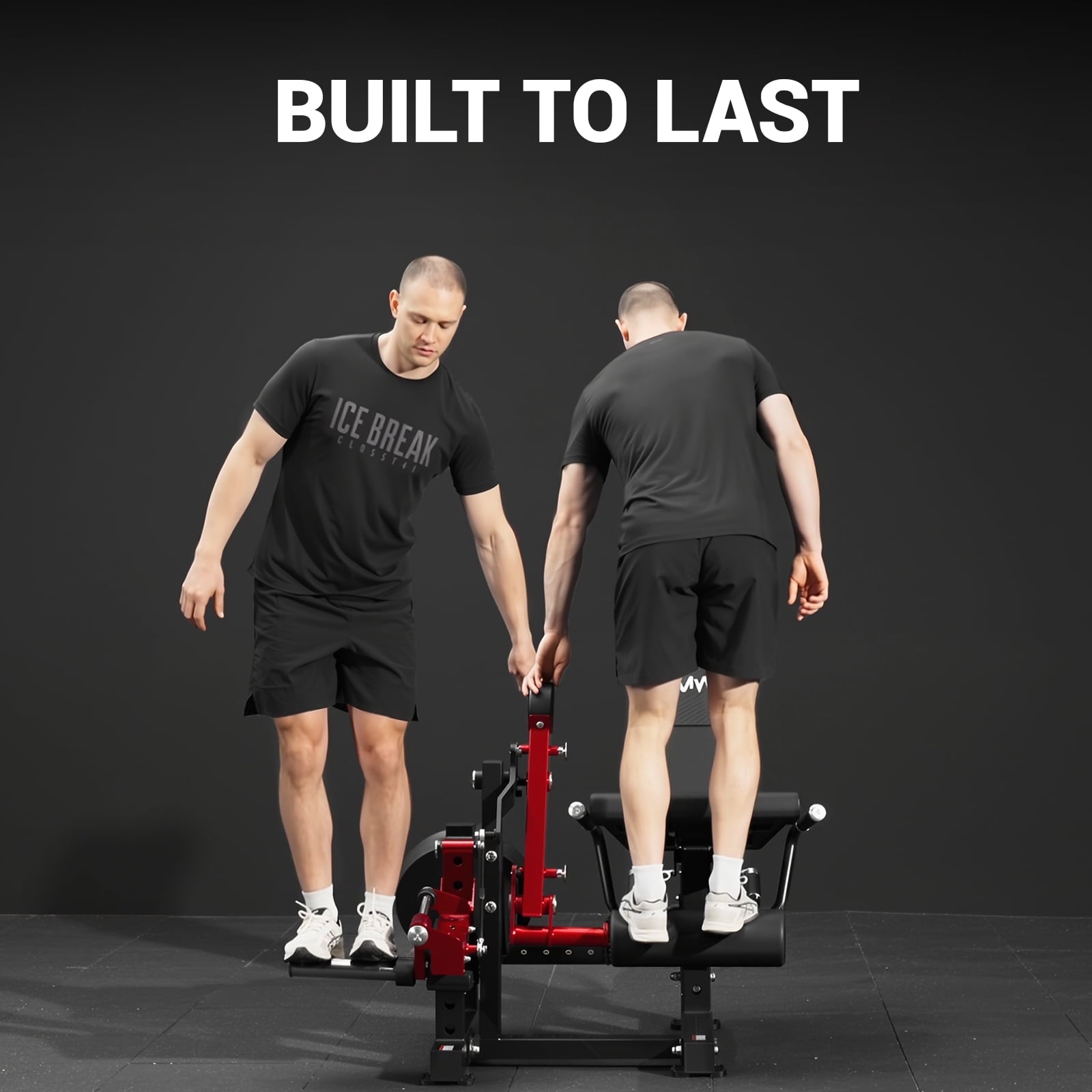 GMWD Leg Extension and Curl Machine LE08 2.0, Adjustable Leg Curl Machine with Plate Loaded, Seated Leg Extension and Lying Curl Machine for Home Gym, Leg Workout Equipment