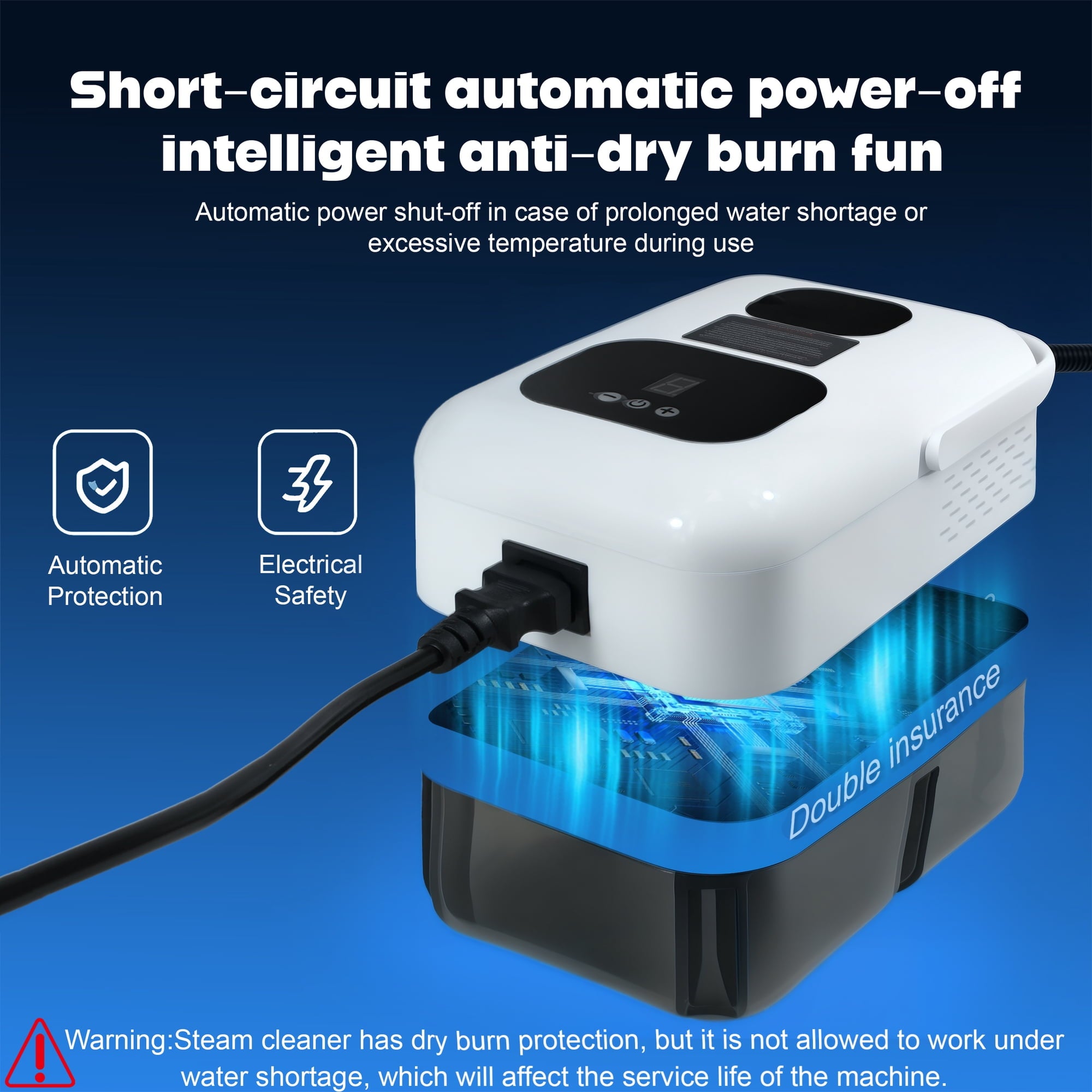 EZBY Steam Cleaner,Handheld Steam Cleaners for Home Use,9-Level Adjustable Handle,Portable Steamer for Cleaning with 18 pcs Accessories for Car Detailing, Kitchen, Bathroom, Tile