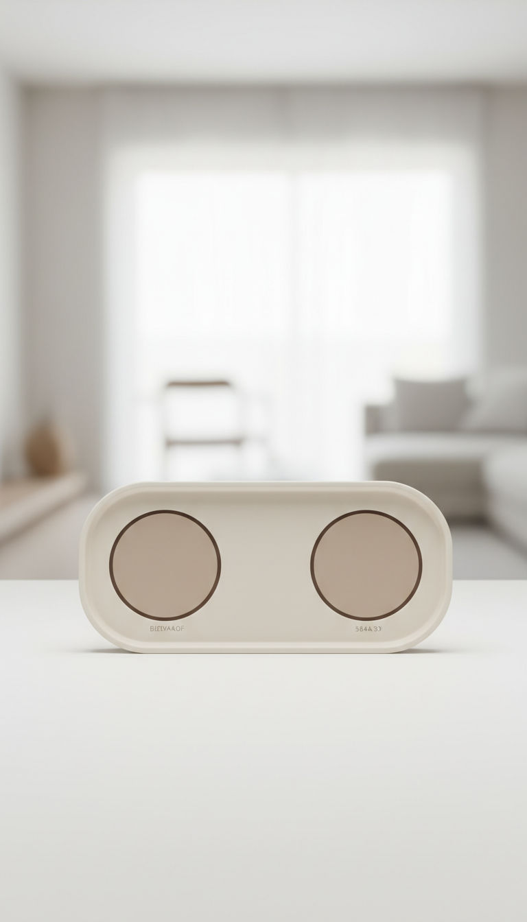Minimalist Cream Wireless Charging Tray